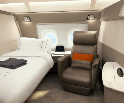 Singapore Airlines' A380s include six first-class suites and will be returning to the UK in November