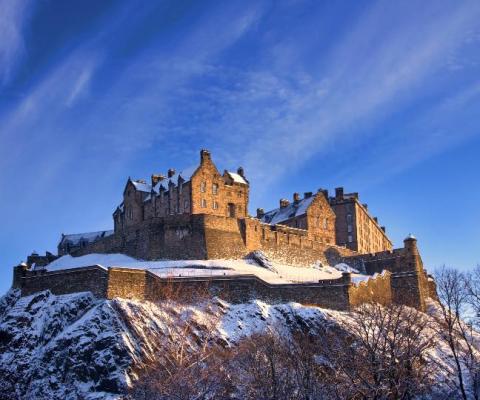 Wendy Wu's Christmas itinerary includes a visit to Edinburgh Castle
