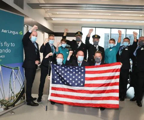 Crew and staff celebrated the launch of the new service