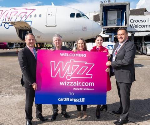 Cardiff airport welcomed Wizz Air in 2022