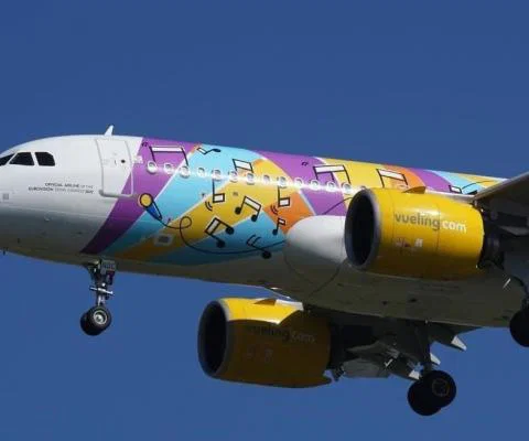 Vueling hopes its Eurovision design will be a hit (Pic: Antonio Restivo)