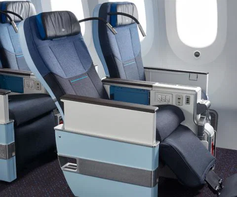 KLM's new premium economy seating