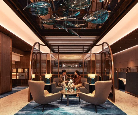 The Private Room is the top tier of lounges