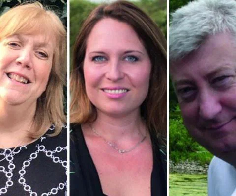 L-R: Sally O'Hara, Elisha Treserden and Paul Wells have joined Midcounties Co-op's homeworker board