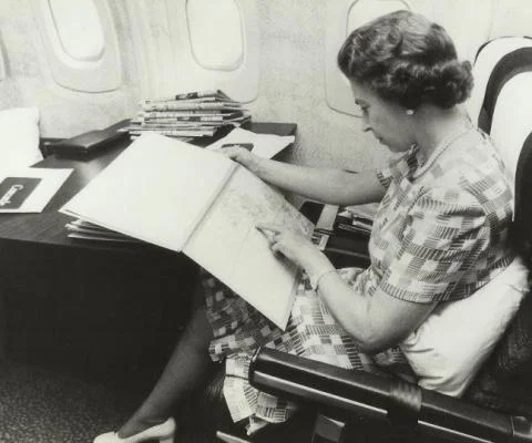 The Queen took a supersonic flight onboard a British Airways Concorde in 1977 (Credit: British Airways)