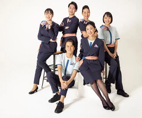  AirJapan uniforms are gender neutral to maximise flexibility