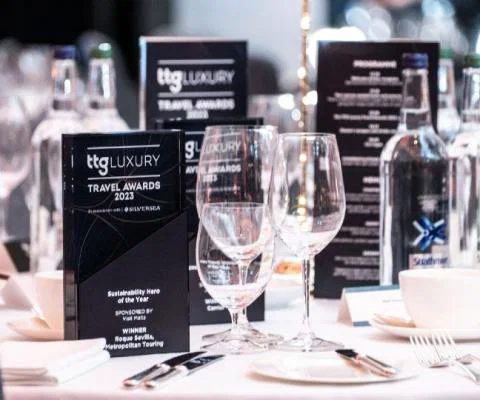 TTG Luxury Awards 2023 tables
