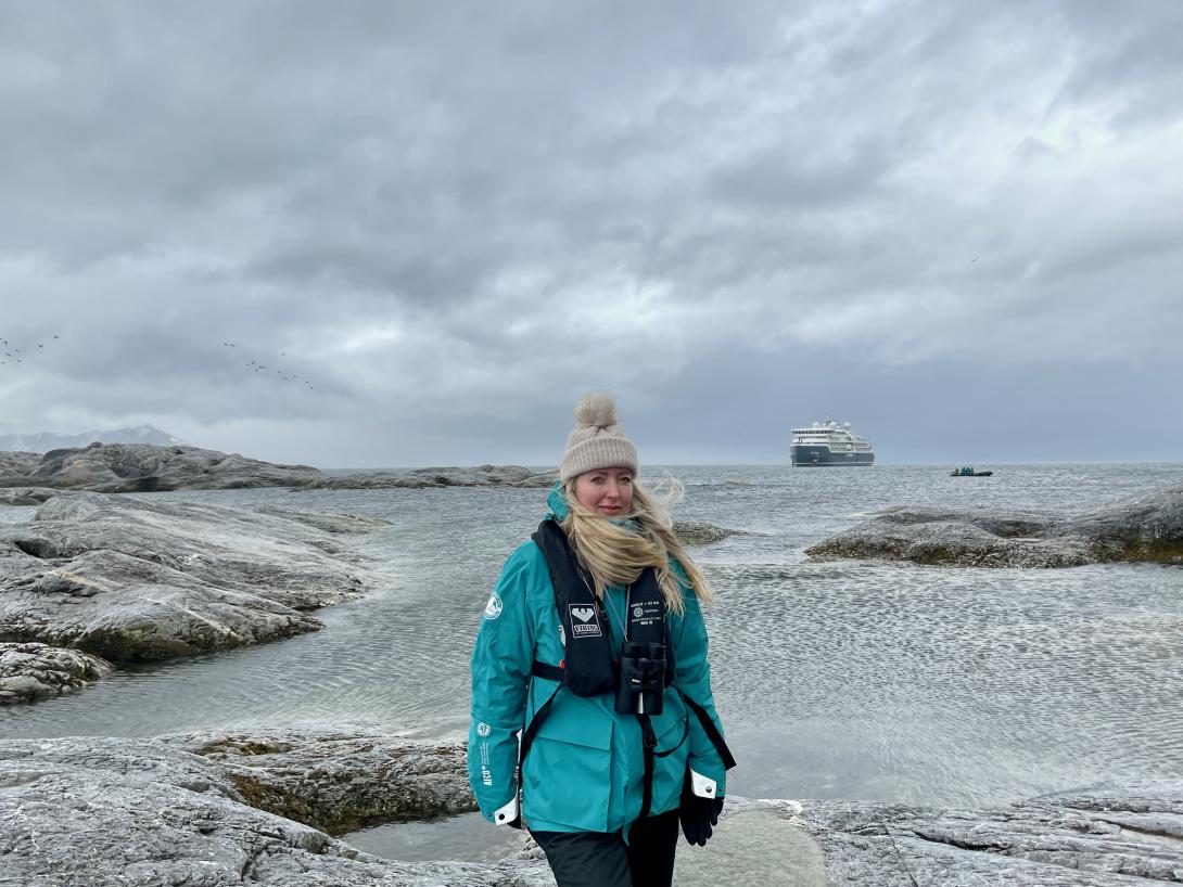 Rebecca Barnes in Svalbard Rebecca Barnes in Svalbard
