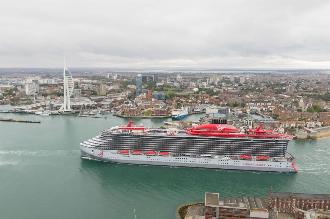 Virgin Voyages ship Brilliant Lady visited Portsmouth in August Virgin Voyages ship Brilliant Lady visited Portsmouth in August