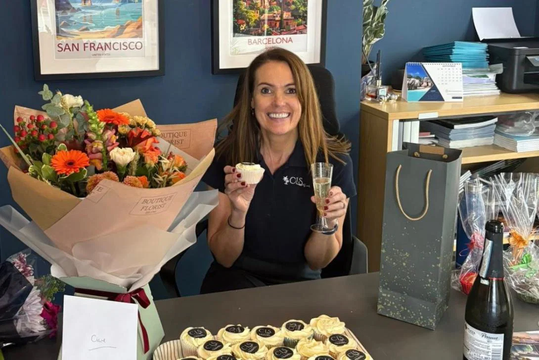 Stege has been running CLS Travel as a homeworker for the past 10 years Stege has been running CLS Travel as a homeworker for the past 10 years