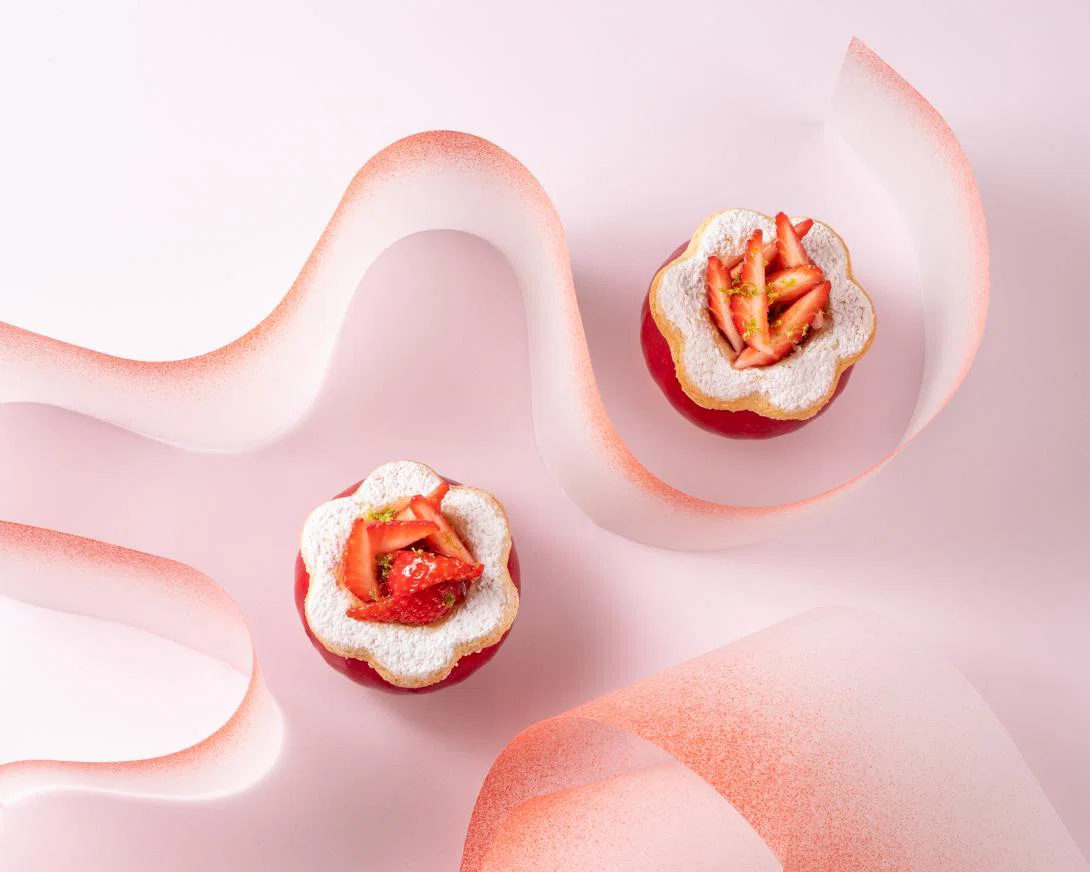 Guests can enjoy Matthieu Carlin's creations at Hotel de Crillon's Butterfly Patisserie in Paris (Credit: Virginie Garnier) Guests can enjoy Matthieu Carlin's creations at Hotel de Crillon's Butterfly Patisserie in Paris (Credit: Virginie Garnier)