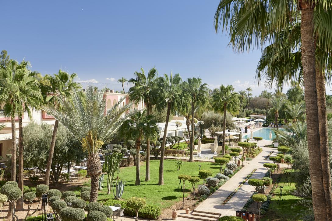 The lush gardens at Iberostar Waves Club Palmeraie Marrakech The lush gardens at Iberostar Waves Club Palmeraie Marrakech