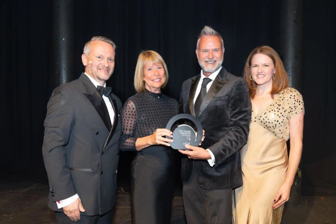 Dame Irene Hays was bestowed The Travel Legend Award Dame Irene Hays was bestowed The Travel Legend Award