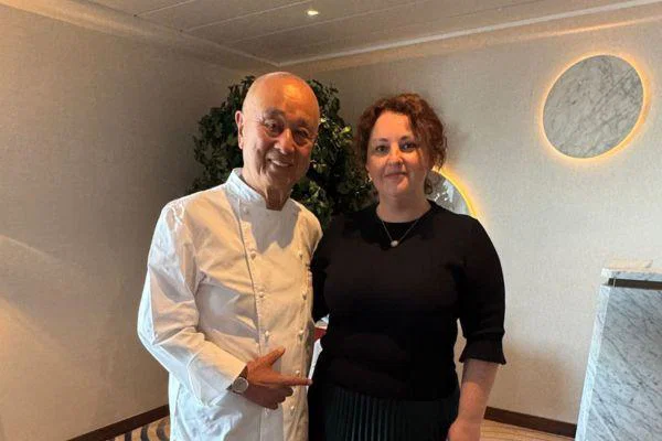 Nobu Matsuhisa and Claire Dodd Nobu Matsuhisa and Claire Dodd