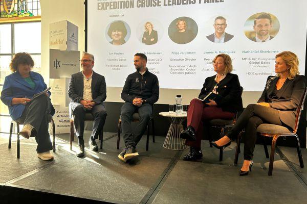 Expedition cruise leaders panel at 2025 ECN Conference Expedition cruise leaders panel at 2025 ECN Conference