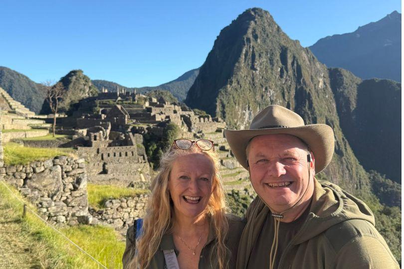 Gill Williams at Machu Picchu Gill Williams at Machu Picchu
