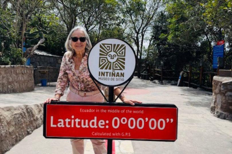 Trena Lewis at the Equator Trena Lewis