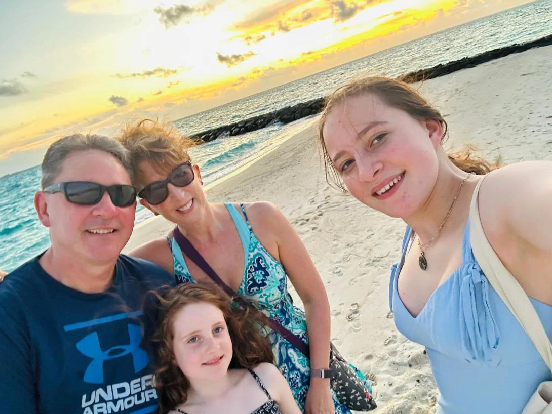 Caroline Joyner and family Caroline Joyner and family