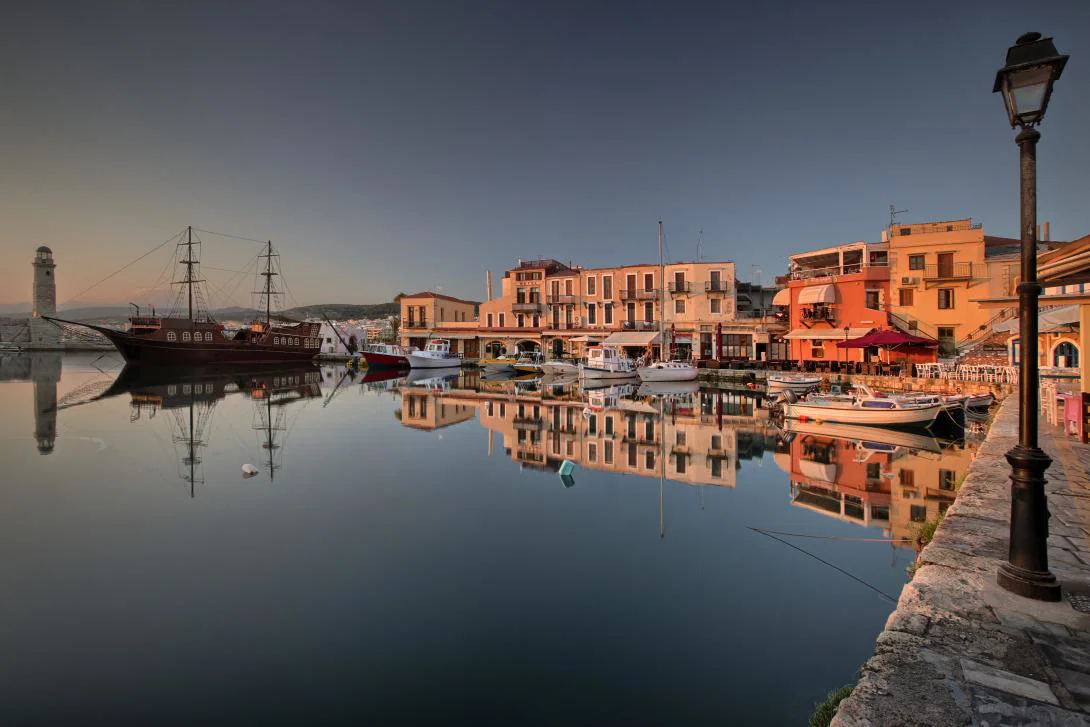 A harbour in Crete