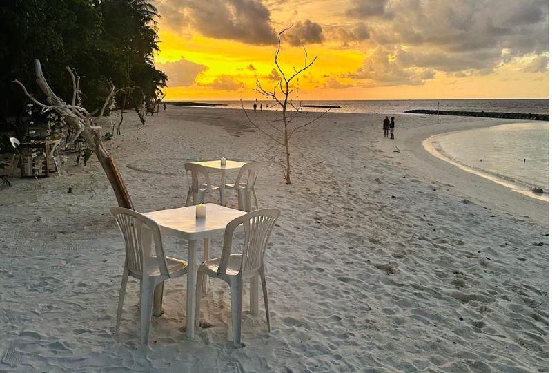 Local beach restaurant Fulidhoo Local beach restaurant Fulidhoo