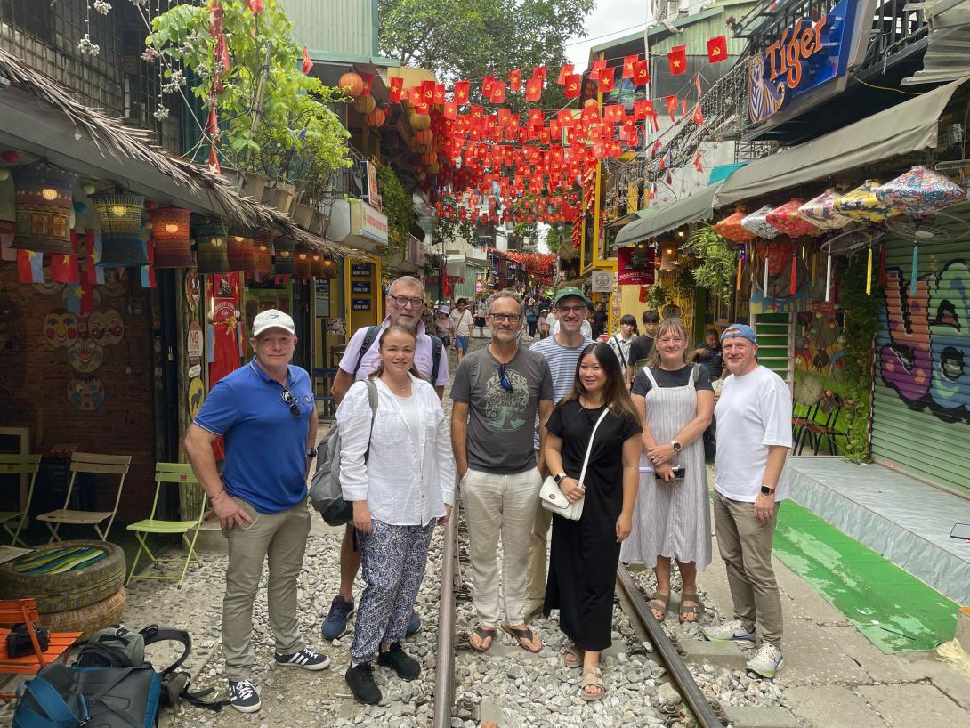 Audley Travel fam group in Hanoi Audley Travel fam group in Hanoi