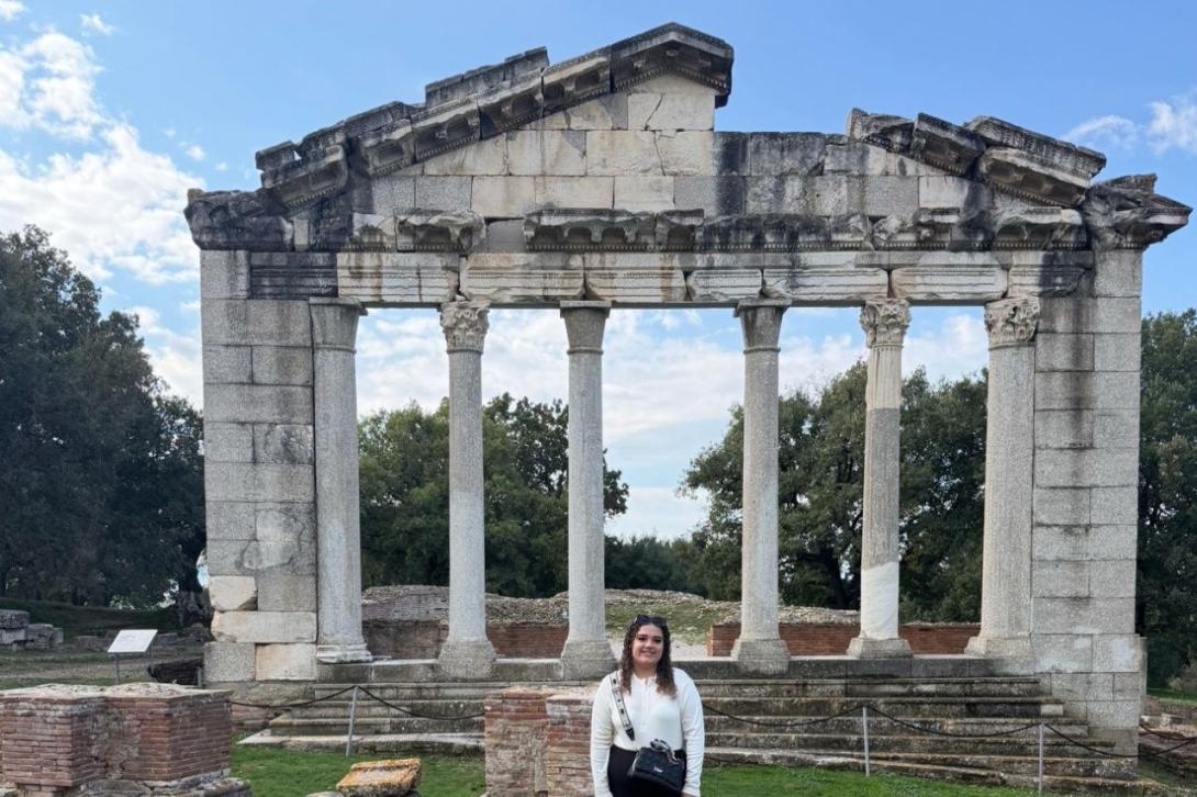 Leilani Bell at Apollonia Archaeological Park Leilani Bell at Apollonia Archaeological Park