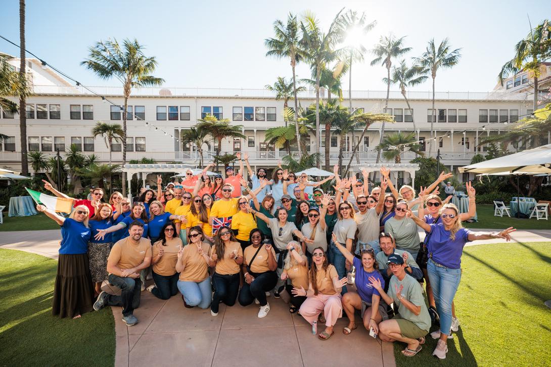 Race Across California - all teams in San Diego - credit Visit California/Max Whittaker