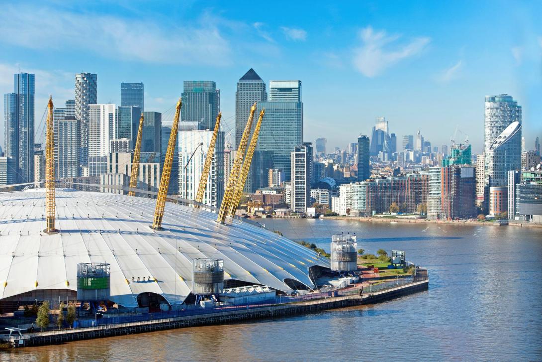 The O2 arena in London, UK The O2 arena in London, UK