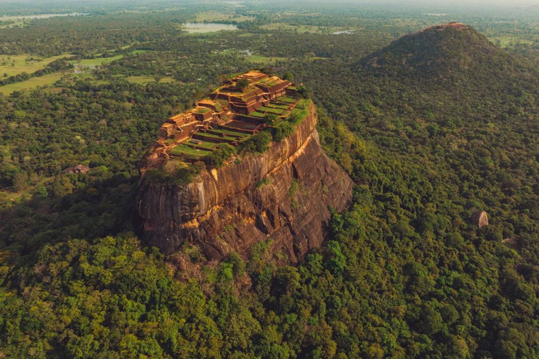 Sigiriya Rock, a UNESCO World Heritage Site in Sri Lanka Sigiriya Rock, a UNESCO World Heritage Site in Sri Lanka