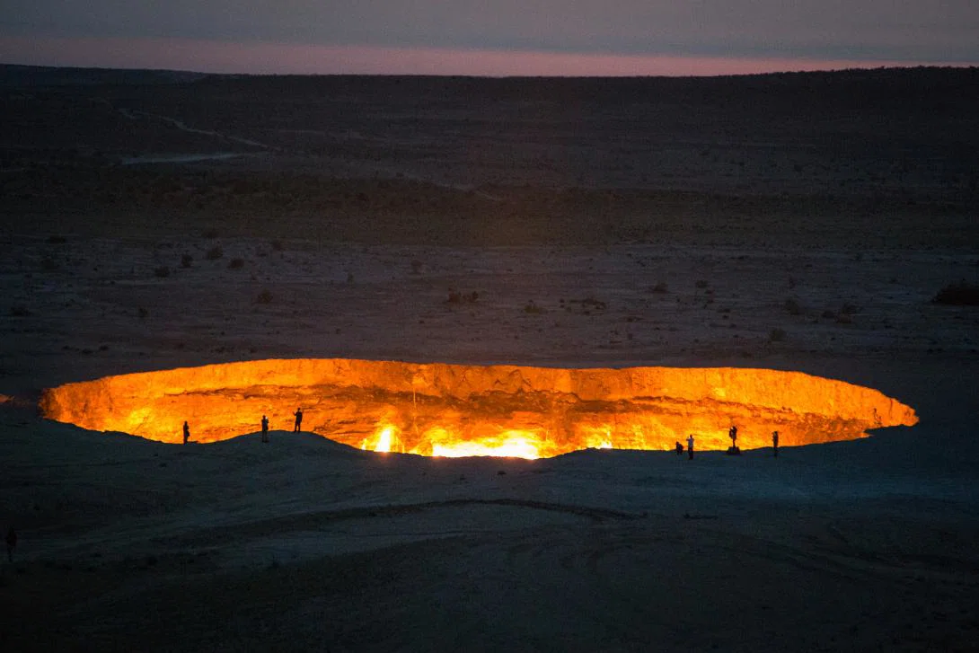 Darvaza Gas Crater Darvaza Gas Crater