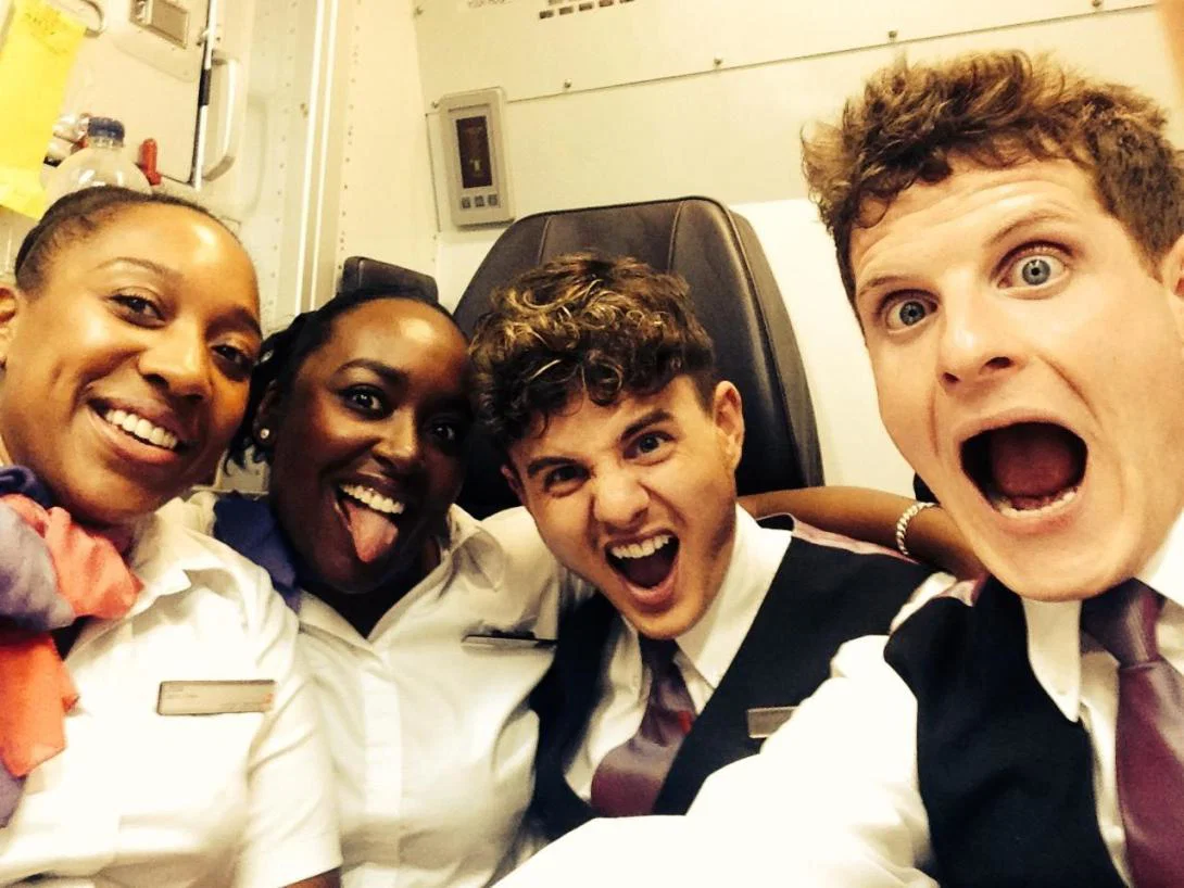 Flight attendant Kristian James