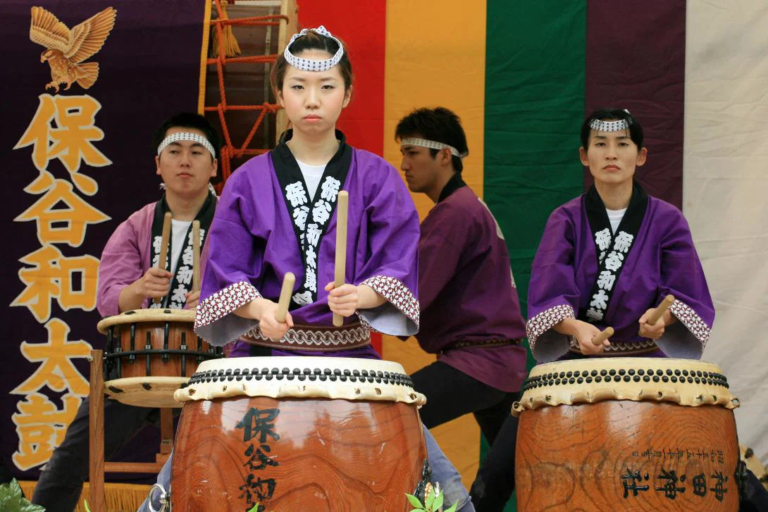 Taiko drummers Taiko drummers