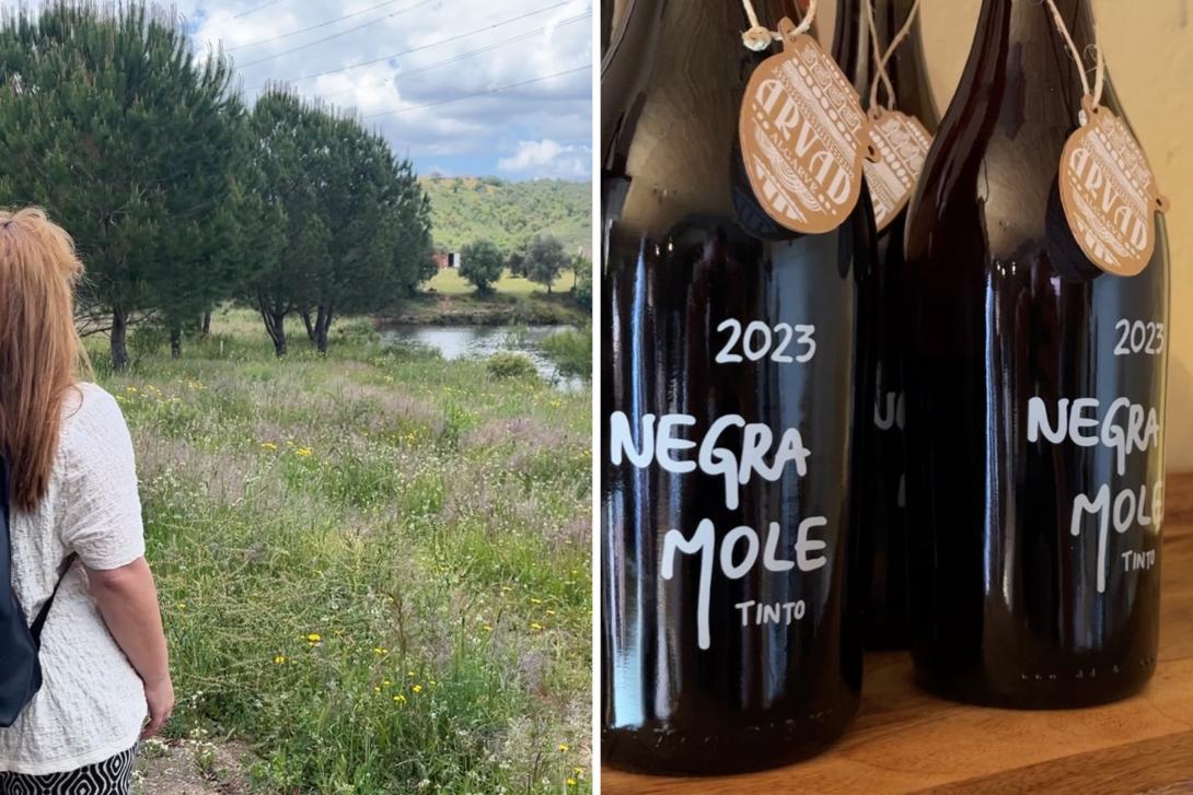 Exploring the local countryside and sampling Negra Mole at Arvad winery