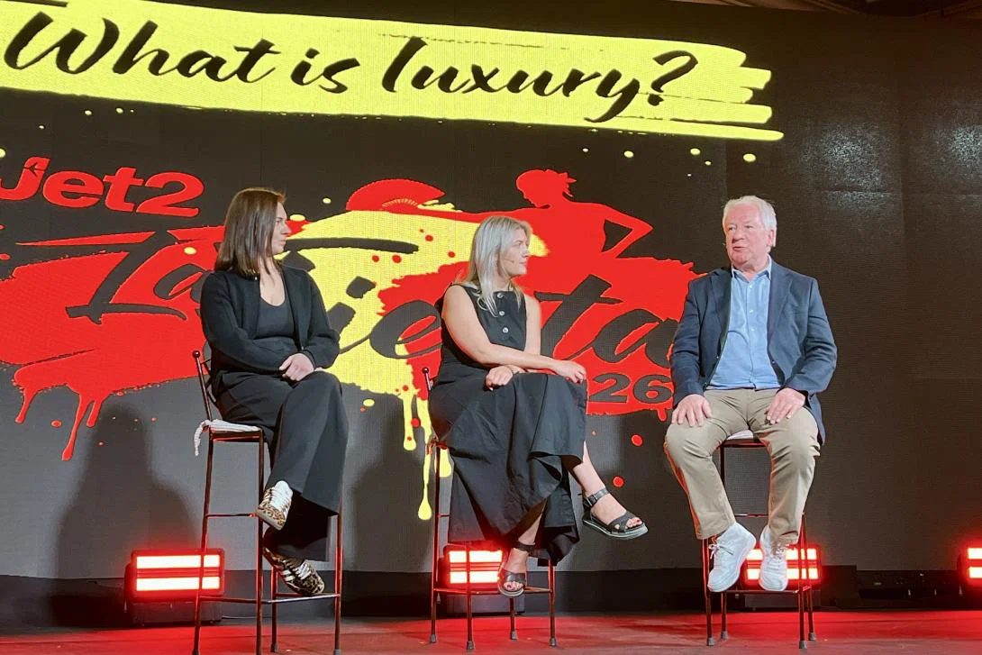 Vanessa Good, Abbie Heaton and Tim Barton-Knott featured on the What is Luxury? panel