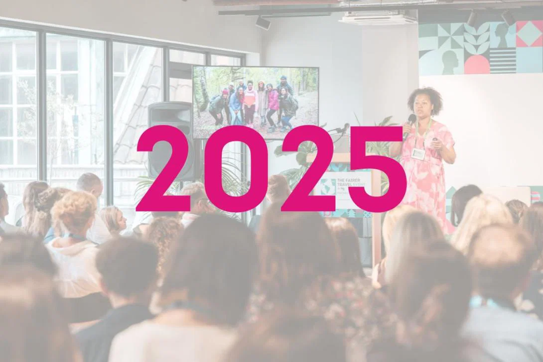 2025 year with a speaker from the TTG Fairer Travel Event