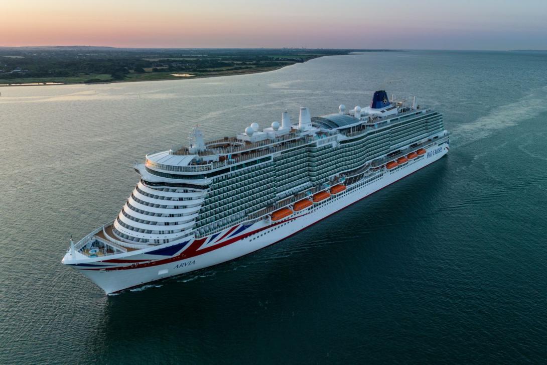 P&O Cruises ship Arvia is one of several that will sail roundtrip from the UK this summer