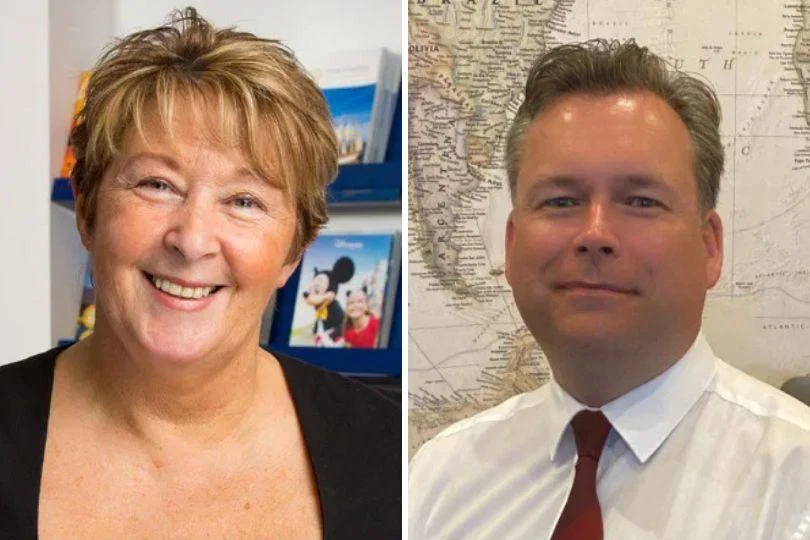 Shona Thorne and Lee Hunt