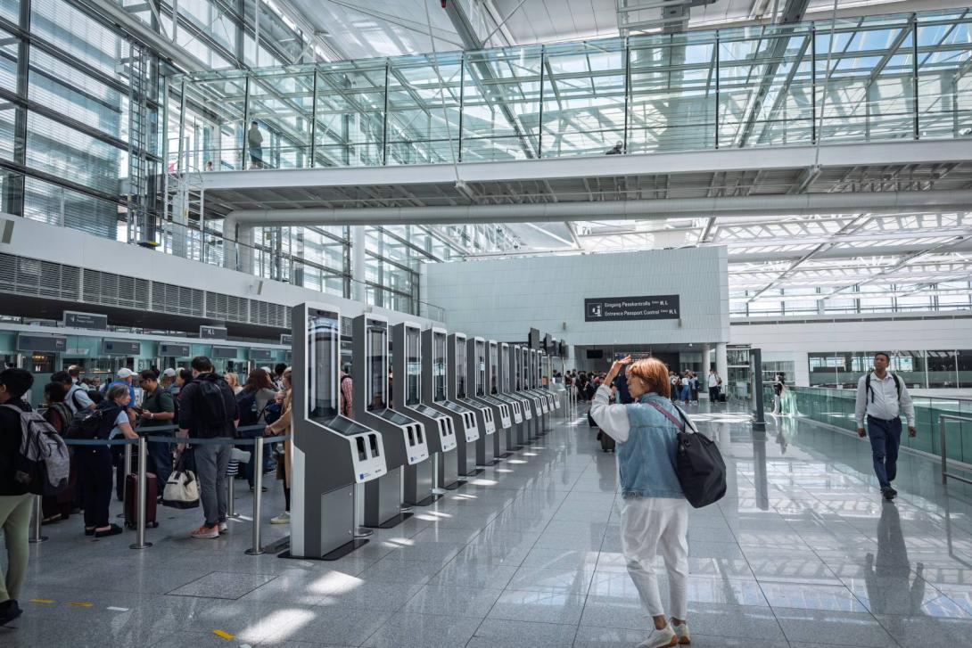 Entry-exit system in Munich Airport Entry-exit system in Munich Airport