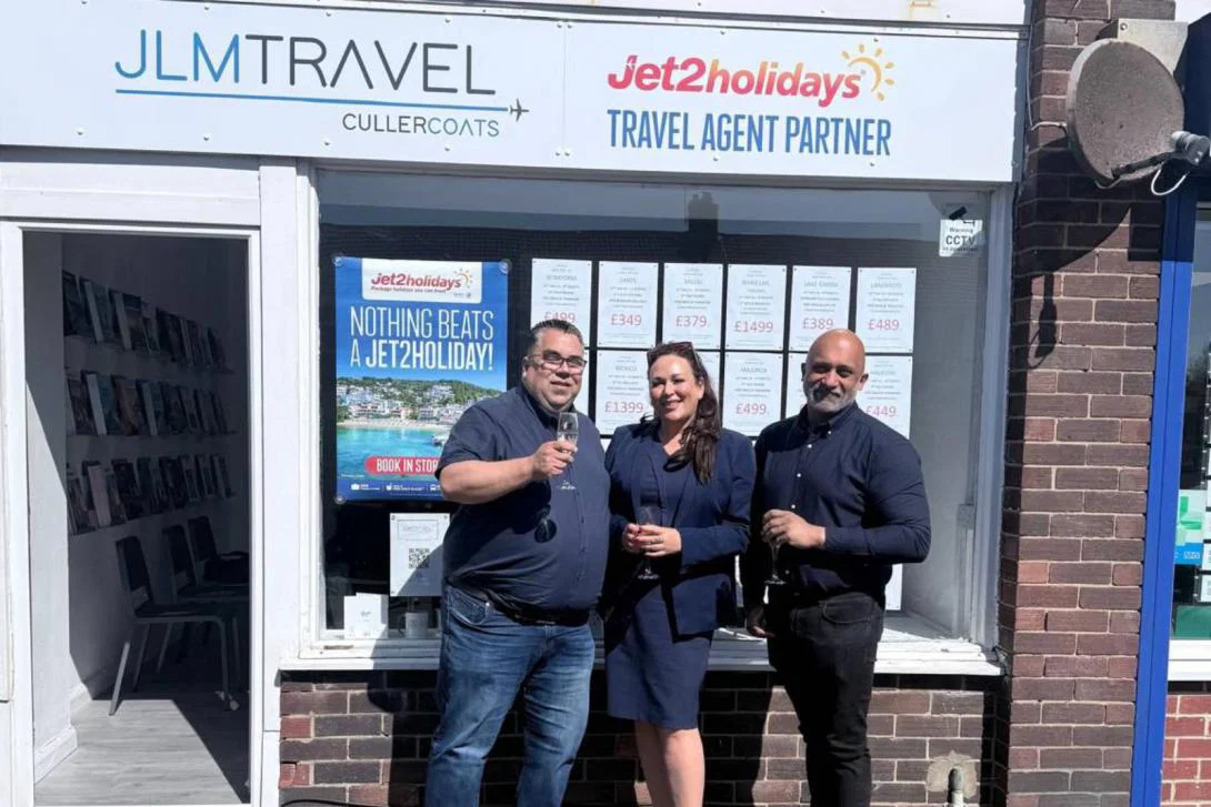 JLM Travel co-founders Martyn Dean and Janine and Raj Aggarwal JLM Travel co-founders Martyn Dean and Janine and Raj Aggarwal
