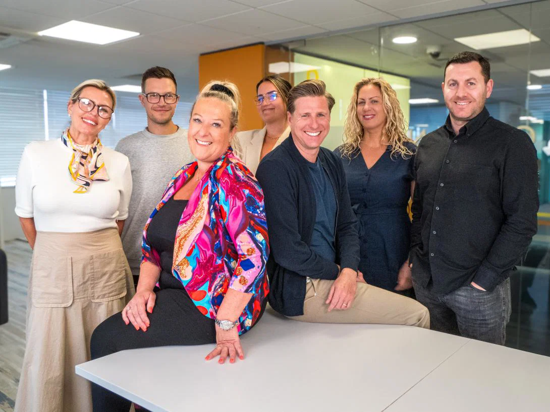The Winged Boots team are seen as entrepreneurial in spirit Group photo of some of the Winged Boots team