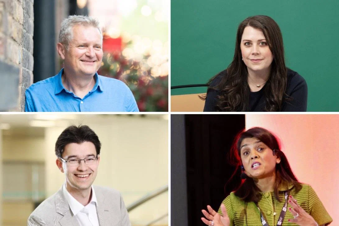 Ian Brooks, Dr Kate Harland, Bhav Taylor and Matthew Gardiner