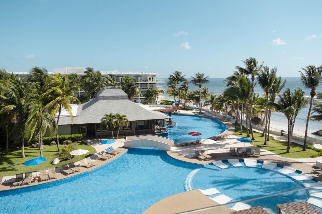 Pool views at Iberostar Selection Riviera Cancún