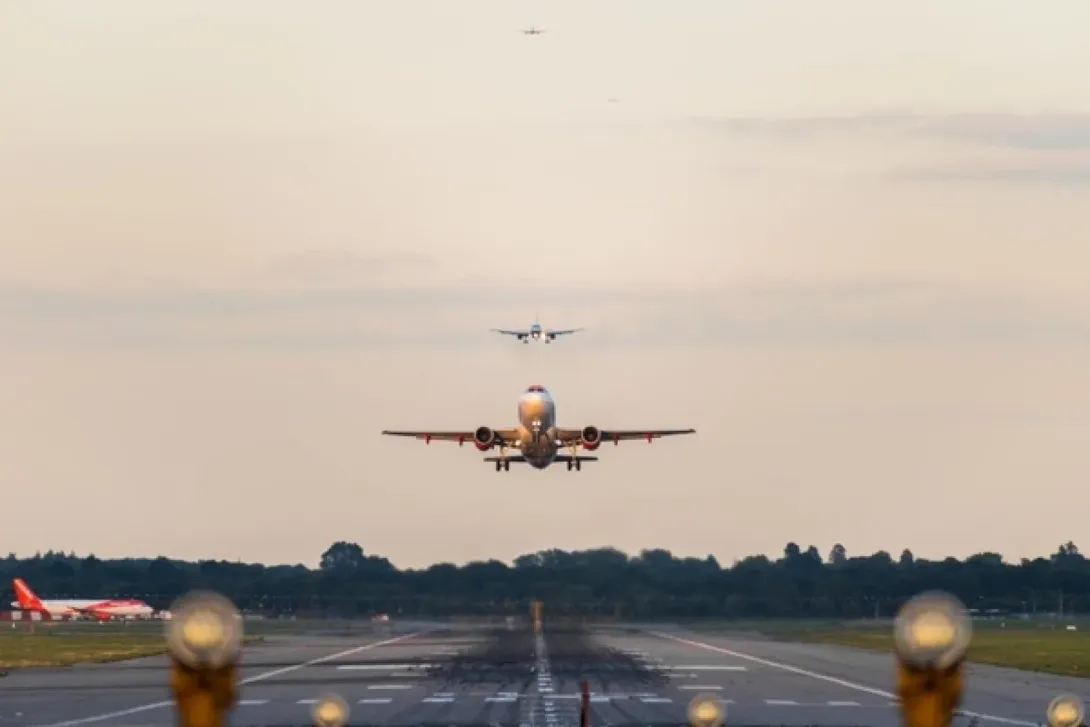 iStock / Rich Higgins Plane taking off from Gatwick Airport