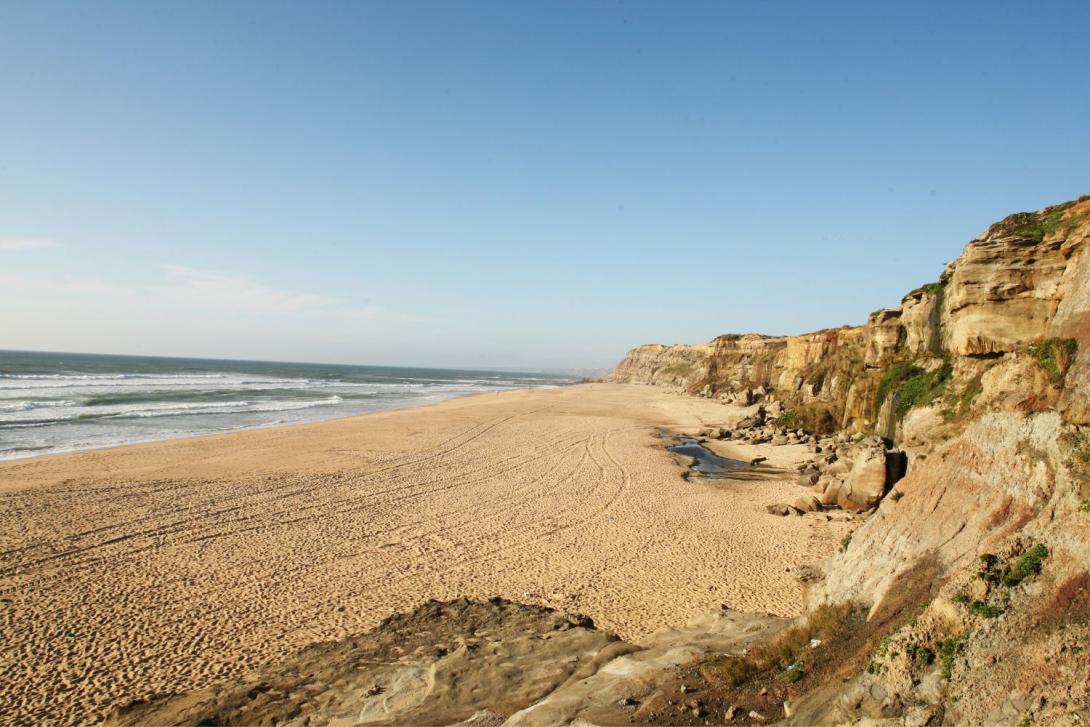 Sandy beach