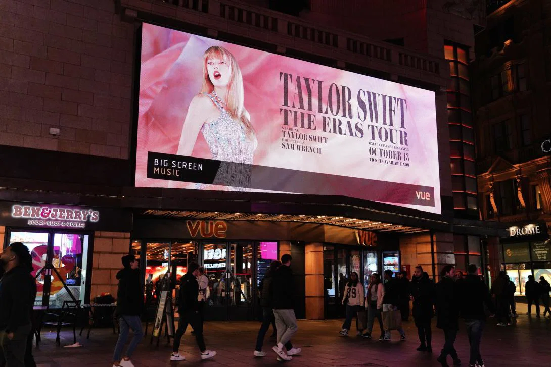 Taylor Swift's Eras Tour drew phenomenal audiences across the US and around the world