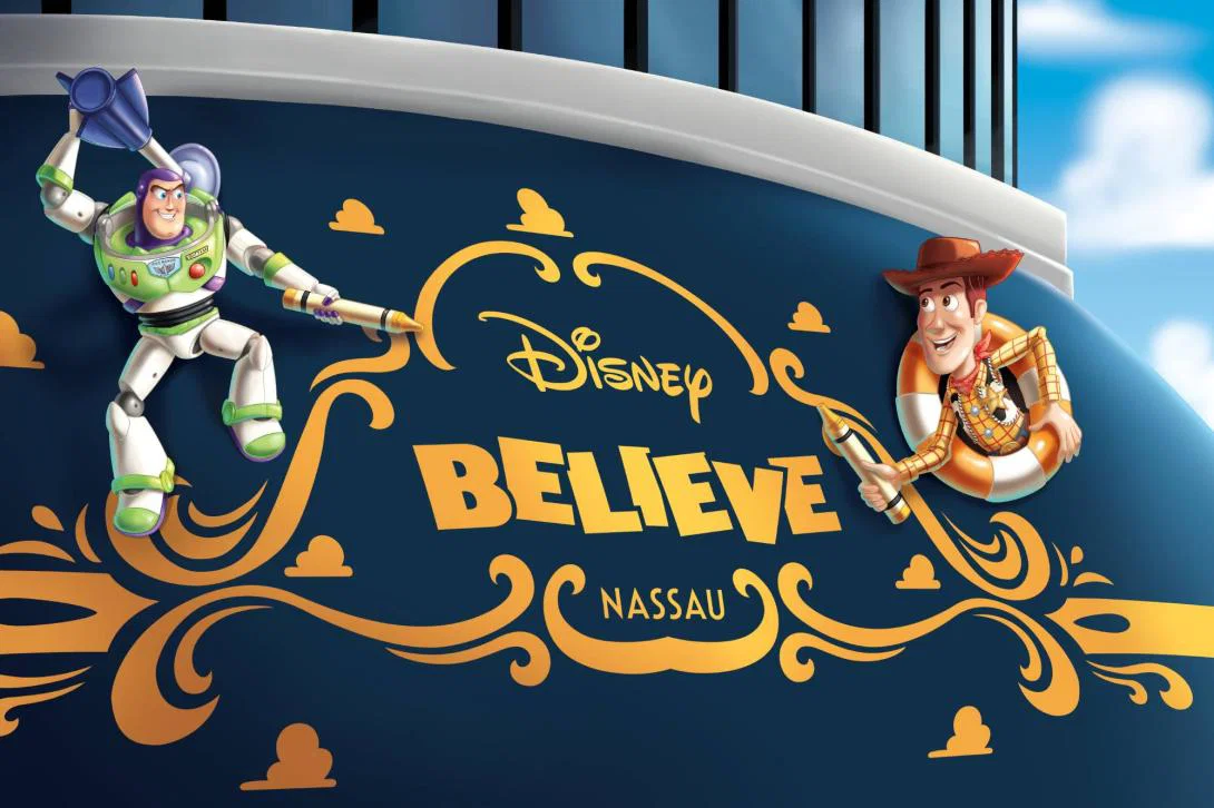 Disney Believe exterior artwork Disney Believe exterior artwork