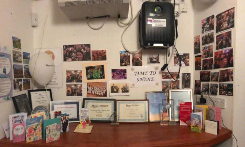 The staff room