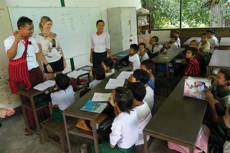 Fitzell has travelled around the world, including south-east Asia