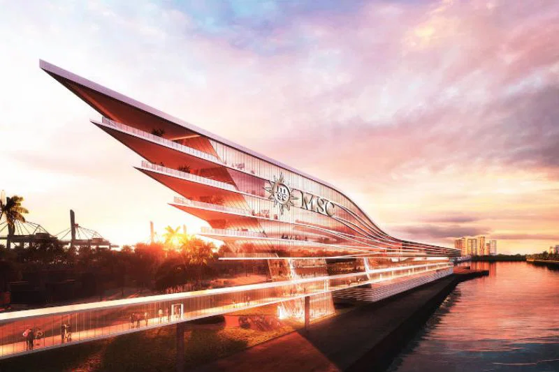 First look at MSC's new PortMiami facility