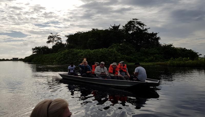 Go birding on a Guyanese river